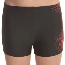 Speedo Kids Black & Phoenix Red Printed Shorts-image-62