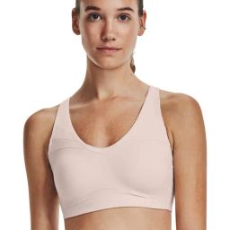 Under Armour Pink Regular Fit Sports Bra-image-17