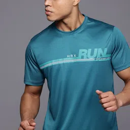 HRX by Hrithik Roshan Rapid-Dry Printed Running T-shirt-picture-2
