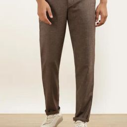 Andamen Brown Regular Fit Joggers-image-20