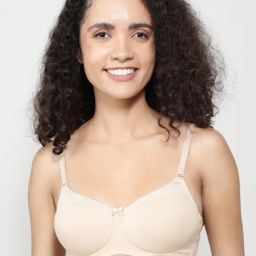 Jockey Cream Cotton T-Shirt Bra-picture-24