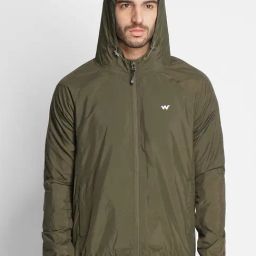 Wildcraft Mid Olive Regular Fit Hooded Jacket-image-42