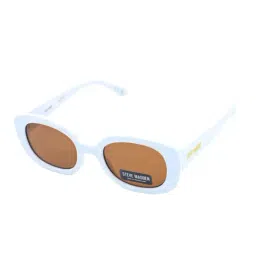 STEVE MADDEN White Oversize Irregular Sunglasses for Women-picture-46