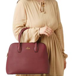 Lavie Structured Satchel with Bow Detail-image-21
