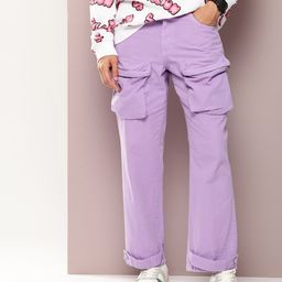 Kook N Keech Men Straight Fit Pure Cotton Cargos Trousers-image-74
