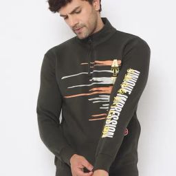Duke Green Regular fit Printed Sweatshirt-image-71