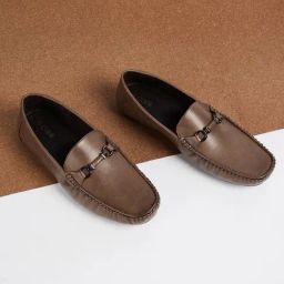 Code by Lifestyle Men's Tan Casual Loafers-image-16