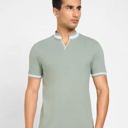 Peregrine By Pantaloons Green Slim Fit Polo T-Shirt-picture-23