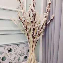 Myntra Elegant Homes White 1 Pieces Berry Asparagus Artificial Flower-image-67