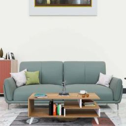 SPYDER CRAFT Engineered Wood Coffee Table (Oak)-20