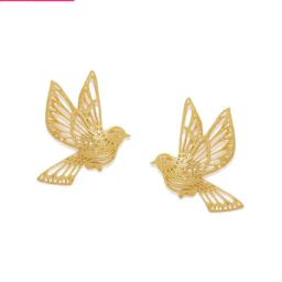 Zaveri Pearls Golden Alloy Stud Earrings-67