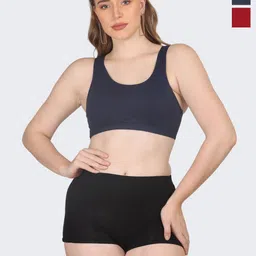 POOJA RAGENEE Pack Of 2 Full Coverage Workout Bra With All Day Comfort-picture-4