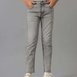 Under Fourteen Only Kids Grey Slim Fit Jeans-image-65
