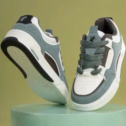 Red Tape Men's Slam Dunk Classics White & Grey Casual Sneakers-image-73