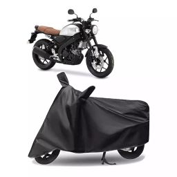 Auto Pearl Polyester Two Wheeler Cover for Yamaha XSR155 BS6 (Grey)-image-17