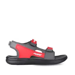 Furo By Red Chief Men's Grey Floater Sandals-image-86