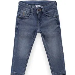U.S. Polo Assn. Boys Blue Solid Jeans-picture-42