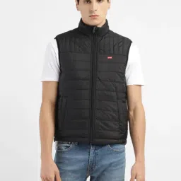 Levi's Green & Black Loose Tapered Fit Reversible Jacket-picture-46
