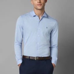 Allen Solly Blue Slim Fit Printed Shirt-image-62