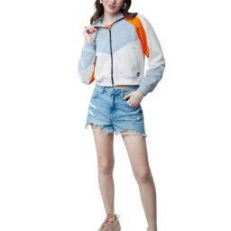The Souled Store Multicolor Color-Block Jacket image 4