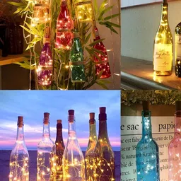 Amfin 2Pcs Yellow Rice Shape String Lights image 4