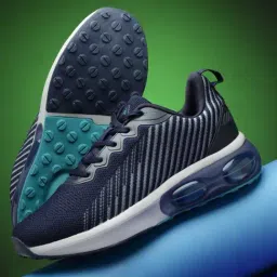 Action Men's Navy Running Shoes-17