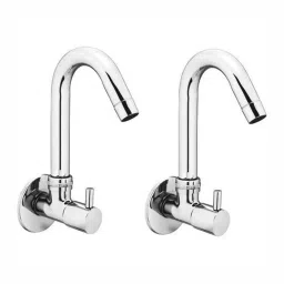 GENERIC Turbo Sink Tap Brass Chrome Finish Silver, FG2020 (Pack of 2)-image-71