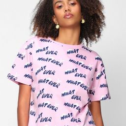Bewakoof Purple Print Top-26