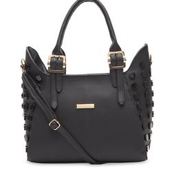 GIORDANO Black Embellished Handheld Bag-image-2