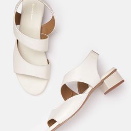 Mast & Harbour Open Toe Block Heel-31
