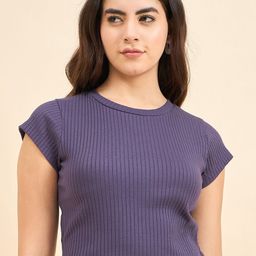 Strong And Brave Striped Crop Top-image-62