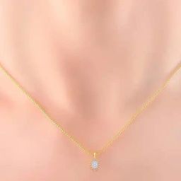 Malabar Gold and Diamonds 18k Gold Diamond Casual Pendant for Women-image-59