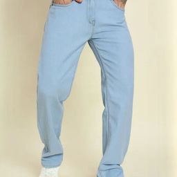 MaverIQ Men Classic Mid-Rise Baggy Fit Stretchable Jeans-picture-28