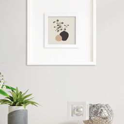 RANDOM White & Beige Natural Pot Wall Art Painting-8