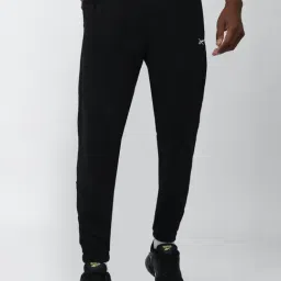 Reebok Black Cotton Regular Fit Printed Sports Joggers-picture-24