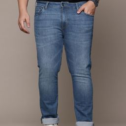 Nautica Plus Size Straight Fit Light Fade Stretchable Jeans-picture-14