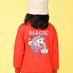 NUSYL Girls Printed Oversized Sweatshirt-image-80