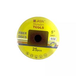 Jon bhandari Grinding Sanding Fiber Disc Round Shape 60 Grit 5 Inch (125 mm) Aluminium Oxide Fibers & Grains Multicolor Smooth Finish for Metal & Wood Grinding, (Pack of 25 Pcs)-image-89