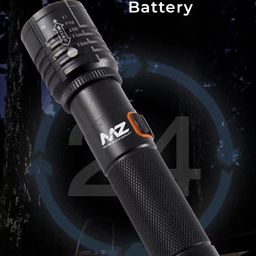 MZ 035 (ZOOMABLE LED Metal Torch) 4 Modes Flashlight, Super Bright Cree T6 LED Light Torch image 5