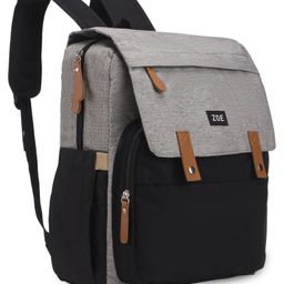 Zoe Multi-purpose Travel Friendly Diaper Backpack With Pacifier Holder - Black-97