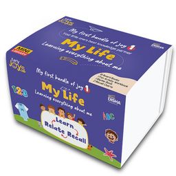 Early Joys - My First Bundle of Joy Theme 1 - MY LIFE, Ages 1 to 5 | Learn, Recall & Relate | Mini Library Gift Boxset of 10 Board Books, 2 Activity/ Rhyme Books & 2 Charts packed in a Utility Box for Moms-1