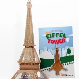 Mittimate Eiffel Tower Model Construction Book for Kids Age 8 to 12 Year Old I Make Your Own 3D Paper Model I Fun & DIY Book for Children-24