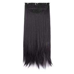 Milano Treasures Straight Clip-in Natural Black Hair Extensions-39