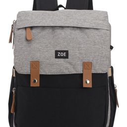 Zoe Multi-purpose Travel Friendly Diaper Backpack With Pacifier Holder - Black image 4