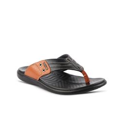 MEDIFEET Men Textured Countryside Open Toe Flats-image-45