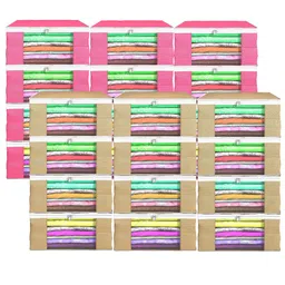 Kuber Industries Brown Set of 6 Regular Drawer Organiser Organisers image 2