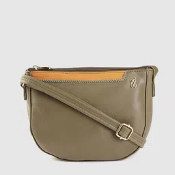 Baggit Olive Green Half Moon Sling Bag-32