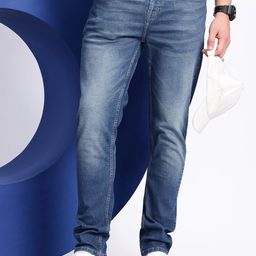 Aeropostale Men Tapered Fit Heavy Fade Stretchable Jeans-picture-4