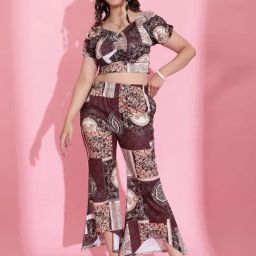 SELVIA Multicolor Printed Co-ord Set-image-37