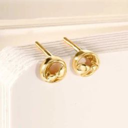 Mia by Tanishq 14k (585) Yellow Gold Earrings for Women-picture-42